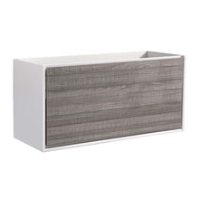Load image into Gallery viewer, Fresca Catania 48&quot; Glossy Ash Gray Wall Hung Double Sink Modern Bathroom Cabinet- Fresca