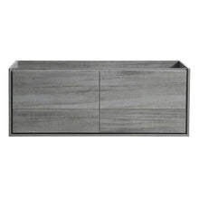 Load image into Gallery viewer, Fresca Catania 60&quot; Ocean Gray Wall Hung Double Sink Modern Bathroom Cabinet- Fresca