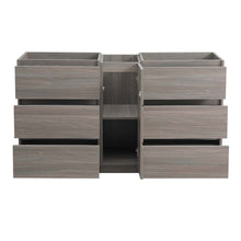 Load image into Gallery viewer, Fresca Lazzaro 60&quot; Gray Wood Free Standing Double Sink Modern Bathroom Cabinet- Fresca