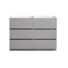 Load image into Gallery viewer, Fresca Lazzaro 48&quot; Gray Free Standing Double Sink Modern Bathroom Cabinet- Fresca