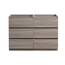 Load image into Gallery viewer, Fresca Lazzaro 48&quot; Gray Wood Free Standing Double Sink Modern Bathroom Cabinet- Fresca