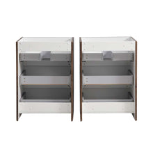 Load image into Gallery viewer, Fresca Lazzaro 48&quot; Rosewood Free Standing Double Sink Modern Bathroom Cabinet- Fresca