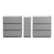 Load image into Gallery viewer, Fresca Lazzaro 72&quot; Gray Free Standing Double Sink Modern Bathroom Cabinet- Fresca