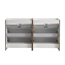 Load image into Gallery viewer, Fresca Lazzaro 60&quot; Rosewood Free Standing Double Sink Modern Bathroom Cabinet- Fresca