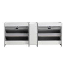 Load image into Gallery viewer, Fresca Lazzaro 84&quot; Gray Free Standing Double Sink Modern Bathroom Cabinet- Fresca