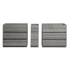 Load image into Gallery viewer, Fresca Lazzaro 84&quot; Glossy Ash Gray Free Standing Double Sink Modern Bathroom Cabinet- Fresca