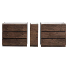 Load image into Gallery viewer, Fresca Lazzaro 84&quot; Rosewood Free Standing Double Sink Modern Bathroom Cabinet- Fresca