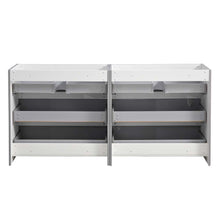Load image into Gallery viewer, Fresca Lazzaro 72&quot; Gray Free Standing Double Sink Modern Bathroom Cabinet- Fresca