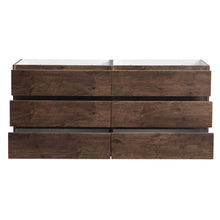 Load image into Gallery viewer, Fresca Lazzaro 72&quot; Rosewood Free Standing Double Sink Modern Bathroom Cabinet- Fresca