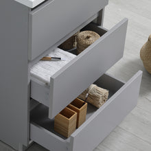 Load image into Gallery viewer, Fresca Lazzaro 24&quot; Gray Free Standing Modern Bathroom Cabinet w/ Integrated Sink- Fresca