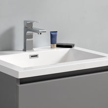 Load image into Gallery viewer, Fresca Lazzaro 24&quot; Gray Free Standing Modern Bathroom Cabinet w/ Integrated Sink- Fresca
