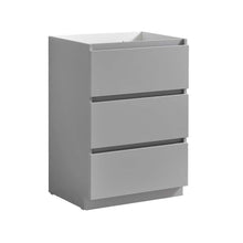 Load image into Gallery viewer, Fresca Lazzaro 24&quot; Gray Free Standing Modern Bathroom Cabinet- Fresca