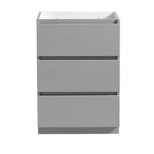 Load image into Gallery viewer, Fresca Lazzaro 24&quot; Gray Free Standing Modern Bathroom Cabinet- Fresca