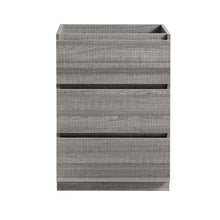Load image into Gallery viewer, Fresca Lazzaro 24&quot; Glossy Ash Gray Free Standing Modern Bathroom Cabinet- Fresca