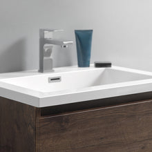 Load image into Gallery viewer, Fresca Lazzaro 24&quot; Rosewood Free Standing Modern Bathroom Cabinet w/ Integrated Sink- Fresca