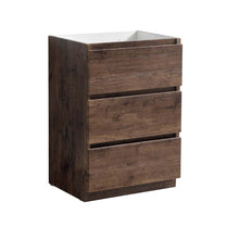 Load image into Gallery viewer, Fresca Lazzaro 24&quot; Rosewood Free Standing Modern Bathroom Cabinet- Fresca