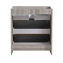 Load image into Gallery viewer, Fresca Lazzaro 30&quot; Glossy Ash Gray Free Standing Modern Bathroom Cabinet- Fresca