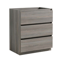 Load image into Gallery viewer, Fresca Lazzaro 30&quot; Gray Wood Free Standing Modern Bathroom Cabinet- Fresca