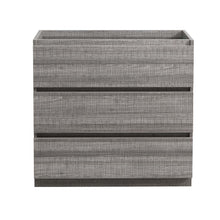 Load image into Gallery viewer, Fresca Lazzaro 36&quot; Glossy Ash Gray Free Standing Modern Bathroom Cabinet- Fresca