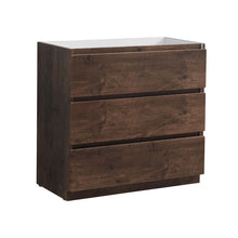 Load image into Gallery viewer, Fresca Lazzaro 36&quot; Rosewood Free Standing Modern Bathroom Cabinet- Fresca