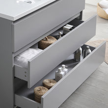 Load image into Gallery viewer, Fresca Lazzaro 48&quot; Gray Free Standing Modern Bathroom Cabinet w/ Integrated Sink- Fresca