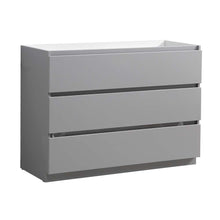 Load image into Gallery viewer, Fresca Lazzaro 48&quot; Gray Free Standing Modern Bathroom Cabinet- Fresca