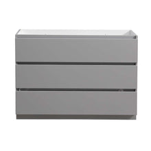 Load image into Gallery viewer, Fresca Lazzaro 48&quot; Gray Free Standing Modern Bathroom Cabinet- Fresca
