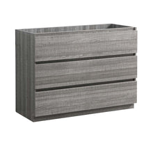 Load image into Gallery viewer, Fresca Lazzaro 48&quot; Glossy Ash Gray Free Standing Modern Bathroom Cabinet- Fresca