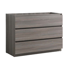 Load image into Gallery viewer, Fresca Lazzaro 48&quot; Gray Wood Free Standing Modern Bathroom Cabinet- Fresca