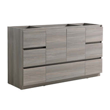 Load image into Gallery viewer, Fresca Lazzaro 60&quot; Gray Wood Free Standing Single Sink Modern Bathroom Cabinet- Fresca