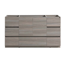 Load image into Gallery viewer, Fresca Lazzaro 60&quot; Gray Wood Free Standing Single Sink Modern Bathroom Cabinet- Fresca