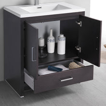 Load image into Gallery viewer, Fresca Imperia 30&quot; Dark Gray Oak Free Standing Modern Bathroom Cabinet w/ Integrated Sink- Fresca