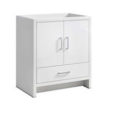 Load image into Gallery viewer, Fresca Imperia 30&quot; Glossy White Free Standing Modern Bathroom Cabinet- Fresca