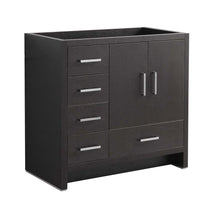 Load image into Gallery viewer, Fresca Imperia 36&quot; Dark Gray Oak Free Standing Modern Bathroom Cabinet - Left Version- Fresca