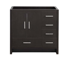 Load image into Gallery viewer, Fresca Imperia 36&quot; Dark Gray Oak Free Standing Modern Bathroom Cabinet - Right Version- Fresca