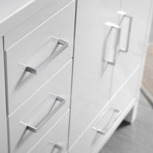 Load image into Gallery viewer, Fresca Imperia 36&quot; Glossy White Free Standing Modern Bathroom Cabinet w/ Integrated Sink - Left Version- Fresca