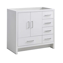 Load image into Gallery viewer, Fresca Imperia 36&quot; Glossy White Free Standing Modern Bathroom Cabinet - Right Version- Fresca
