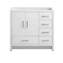 Load image into Gallery viewer, Fresca Imperia 36&quot; Glossy White Free Standing Modern Bathroom Cabinet - Right Version- Fresca
