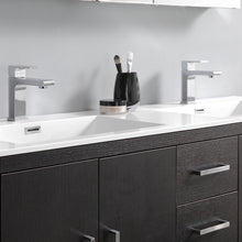 Load image into Gallery viewer, Fresca Imperia 60&quot; Dark Gray Oak Free Standing Modern Bathroom Cabinet w/ Integrated Double Sink- Fresca