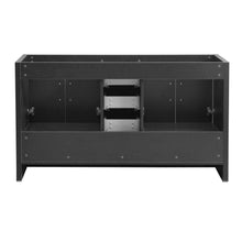 Load image into Gallery viewer, Fresca Imperia 60&quot; Dark Gray Oak Free Standing Double Sink Modern Bathroom Cabinet- Fresca