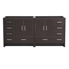 Load image into Gallery viewer, Fresca Imperia 72&quot; Dark Gray Oak Free Standing Double Sink Modern Bathroom Cabinet- Fresca