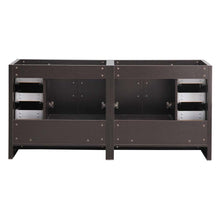 Load image into Gallery viewer, Fresca Imperia 72&quot; Dark Gray Oak Free Standing Double Sink Modern Bathroom Cabinet- Fresca