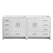 Load image into Gallery viewer, Fresca Imperia 72&quot; Glossy White Free Standing Double Sink Modern Bathroom Cabinet- Fresca