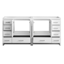 Load image into Gallery viewer, Fresca Imperia 72&quot; Glossy White Free Standing Double Sink Modern Bathroom Cabinet- Fresca