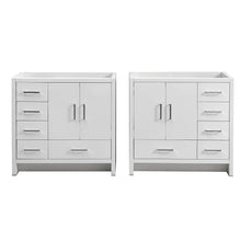 Load image into Gallery viewer, Fresca Imperia 72&quot; Glossy White Free Standing Double Sink Modern Bathroom Cabinet- Fresca