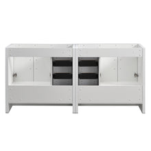 Load image into Gallery viewer, Fresca Imperia 72&quot; Glossy White Free Standing Double Sink Modern Bathroom Cabinet- Fresca