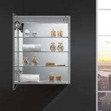 Load image into Gallery viewer, Fresca Tiempo 24&quot; Wide x 30&quot; Tall Bathroom Medicine Cabinet w/ LED Lighting &amp; Defogger- Fresca