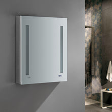 Load image into Gallery viewer, Fresca Tiempo 24&quot; Wide x 30&quot; Tall Bathroom Medicine Cabinet w/ LED Lighting &amp; Defogger- Fresca