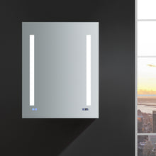 Load image into Gallery viewer, Fresca Tiempo 24&quot; Wide x 30&quot; Tall Bathroom Medicine Cabinet w/ LED Lighting &amp; Defogger- Fresca