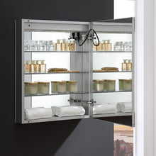 Load image into Gallery viewer, Fresca Tiempo 24&quot; Wide x 30&quot; Tall Bathroom Medicine Cabinet w/ LED Lighting &amp; Defogger- Fresca